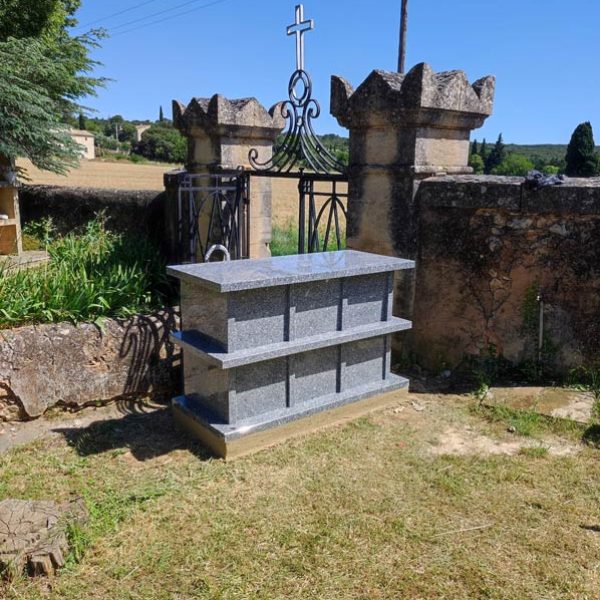Pose de cavurnes solides et esthétiques.